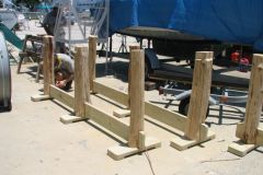 7. Custom Table Bases Being Assembled